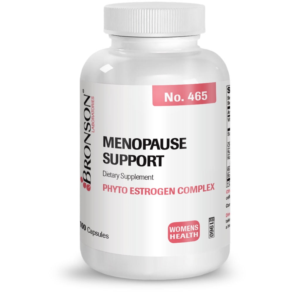 Bronson Menopause Support Supplement for Women, 100 Capsules Walmart