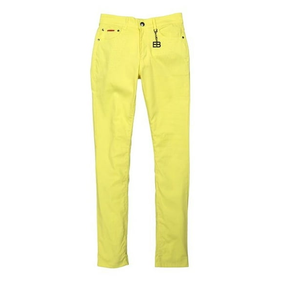Elie Balleh Yellow Cotton Stretch 5 Packet Twill Pants