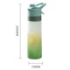 thumbnail image 2 of Botella de agua helada Likrtyny Botellas de color degradado portátiles y a prueba de fugas verde Para Estrenar, 2 of 8