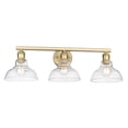 thumbnail image 3 of Yep by Golden Lighting Carver 3-light Vanity in Brushed Champagne Brass, 3 of 7