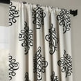 thumbnail image 3 of Half Price Drapes Tugra Printed Room Darkening Curtains For Bedroom, Window Curtains 96 inches Long, 50W X 96L, 3 of 6