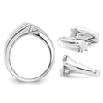 thumbnail image 3 of Sterling Silver Polished Shooting Stars Ring, 3 of 4