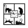 thumbnail image 4 of Yosoo123 Reloj de Pared Gato Negro Reloj de Pared de Estilo Simple Gatito Animal Creativo Lindo para Oficina en Casa CAF?Restaurante Decoración deRestaurante Silencioso EOTVIA  No, 4 of 7