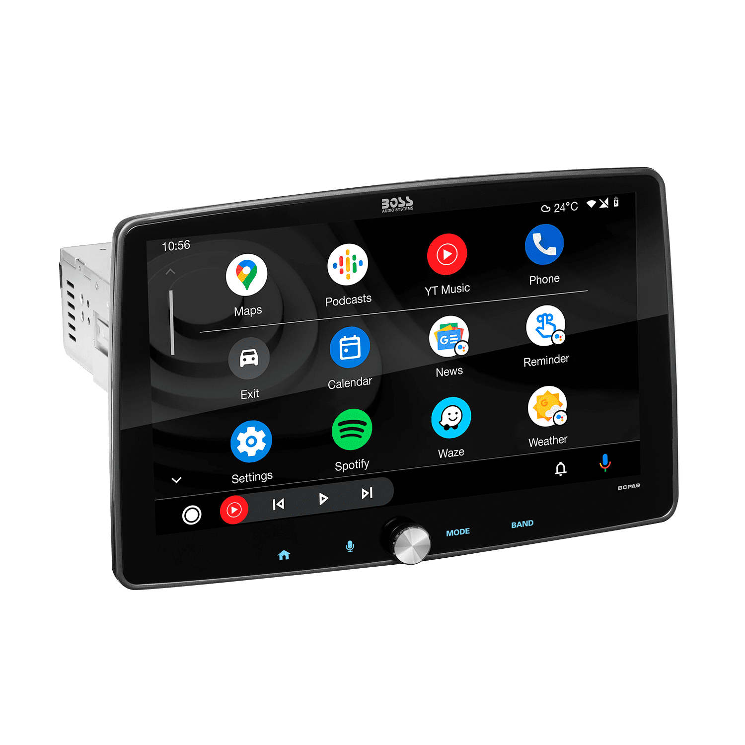 BOSS Audio Systems BCPA9 Apple CarPlay Android Auto 1 Din Car Stereo
