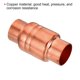 thumbnail image 3 of Líquido Línea Cobre Filtro, 28,4mm ID Suciedad Filtros para Aire Acondicionado Calor Bomba Agua Calentador Refrigerador HVAC Refrigeración Sistema Unique Bargains accesorios de tuberia, 3 of 5