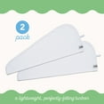 thumbnail image 3 of Turbie Twist 2 Pack Microfiber Hair Towel - White, White, 3 of 7