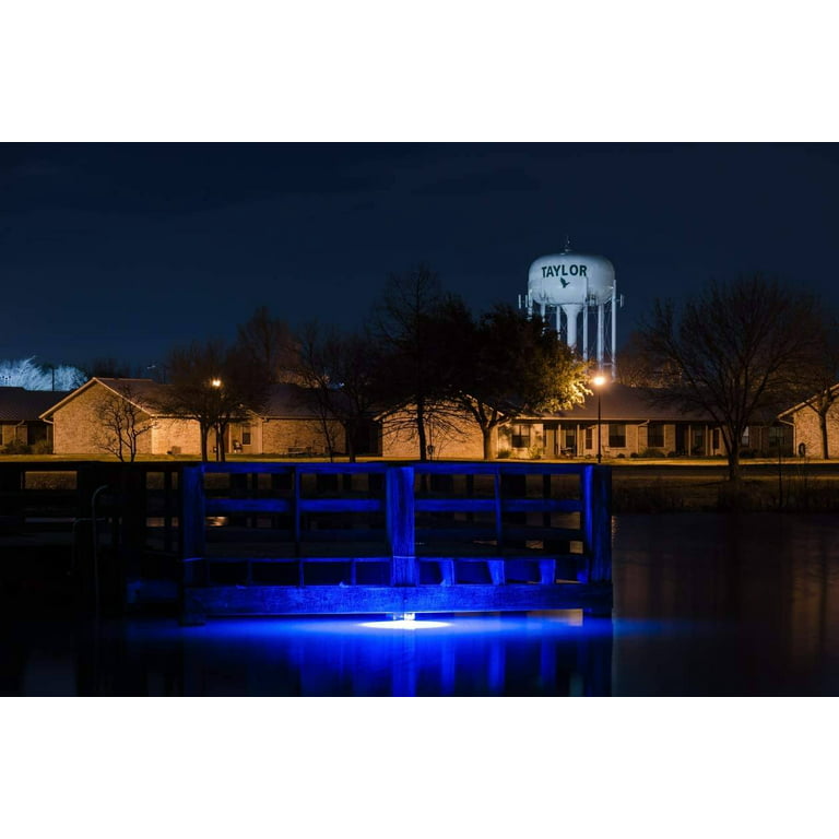 Multi-Color Color Changing LED Dock-7500 Underwater Fishing Light with  Remote Control 