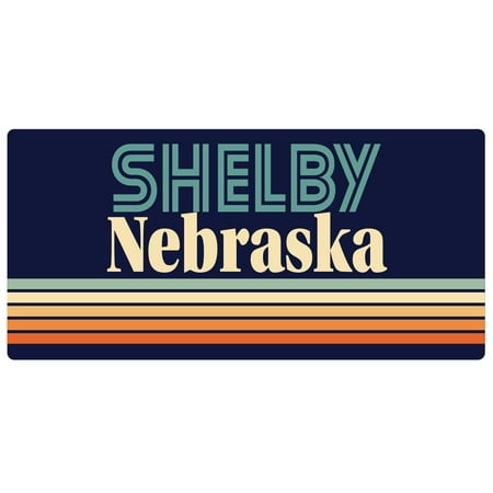 

Shelby Nebraska 5 x 2.5-Inch Fridge Magnet Retro Design