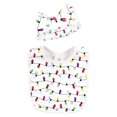 thumbnail image 4 of Infant Girl Cotton Bib and Headband Set 5pk  Damask  One Size, 4 of 5