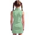 thumbnail image 6 of Y-Sunset Girls Tennis Dress 1/4 Zip Golf Outfit Built-in Bra & Shorts Pickleball Athletic Dress Workout Pockets 4-15Y, 6 of 6