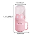 thumbnail image 3 of Estuche portátil para cepillos de dientes de viaje, transpirable, lavable, con tubo, funda protectora, directo de fábrica., 3 of 5