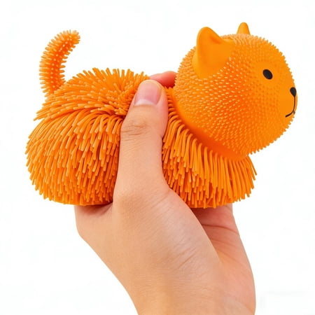 LHNFT Squishies Cat Stress Balls Cats Sugar Ball Fidget Toys Glitter Cat Squishies Toys for Adults Kawaii Animals Sensory Squishies Easter Basket Stuffers