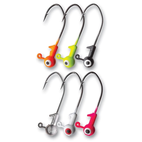 LS PRO-V Ball Head JIG 3/8 OZ Assorted Fishing Lure by Eagle Claw New