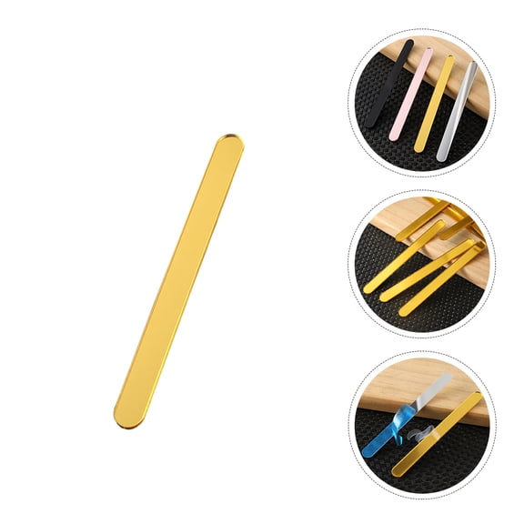 PENIKOKO 20-Piece Golden Acrylic Ice Cream Accessories Set for Party Decorations and Treats