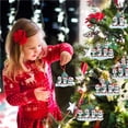 thumbnail image 2 of Cateissary Adorno de árbol de Navidad personalizado pingüino familia adorno DIY manuscrita decoración colgantes para regalo de Navidad Kits de decoración para fiestas Numero 3, 2 of 6