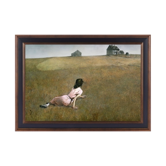 Andrew Wyeth Canvas Wall Art–Vintage Classic Wall Art with Pine Wood Framed,Home Decor,Elegant Artwork for Living Room Bedroom Home Decoration