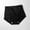 Black, variant on Womens Seamless String Bikini Panties Comfort Stretchy Cotton Mid Waisted Underwear Lightweight Full Coverage High-Cut Hipster Briefs Pants