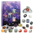 thumbnail image 4 of Calendario de Adviento de Navidad de 24 piedras diferentes, caja de calendario de cuenta regresiva de Navidad, adorno de colección de piedra energética, 24 días, 4 of 4