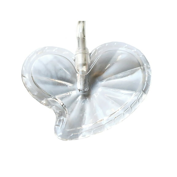 String of 10 Heart Shaped LED Lights Battery Operated Valentine's Day Decoration for Indoor Home Room Party Romantic Ambiance Festive Light String