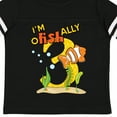 thumbnail image 4 of Inktastic I'm O-fish-ally Three Cute Clownfish Third Birthday Boys or Girls Toddler T-Shirt, 4 of 5