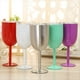 thumbnail image 4 of Copa de Vino Copa de Vino de Acero Inoxidable de Doble Capa Color Vaso de Gran Capacidad de Vino Resistente Verde Manzana, 4 of 5