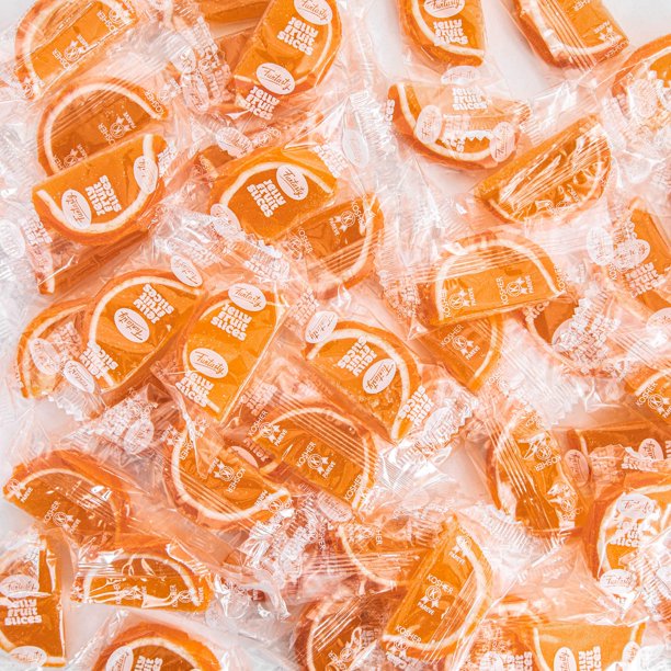 Funtasty Gourmet Jelly Slices, Orange Flavored Individually Wrapped