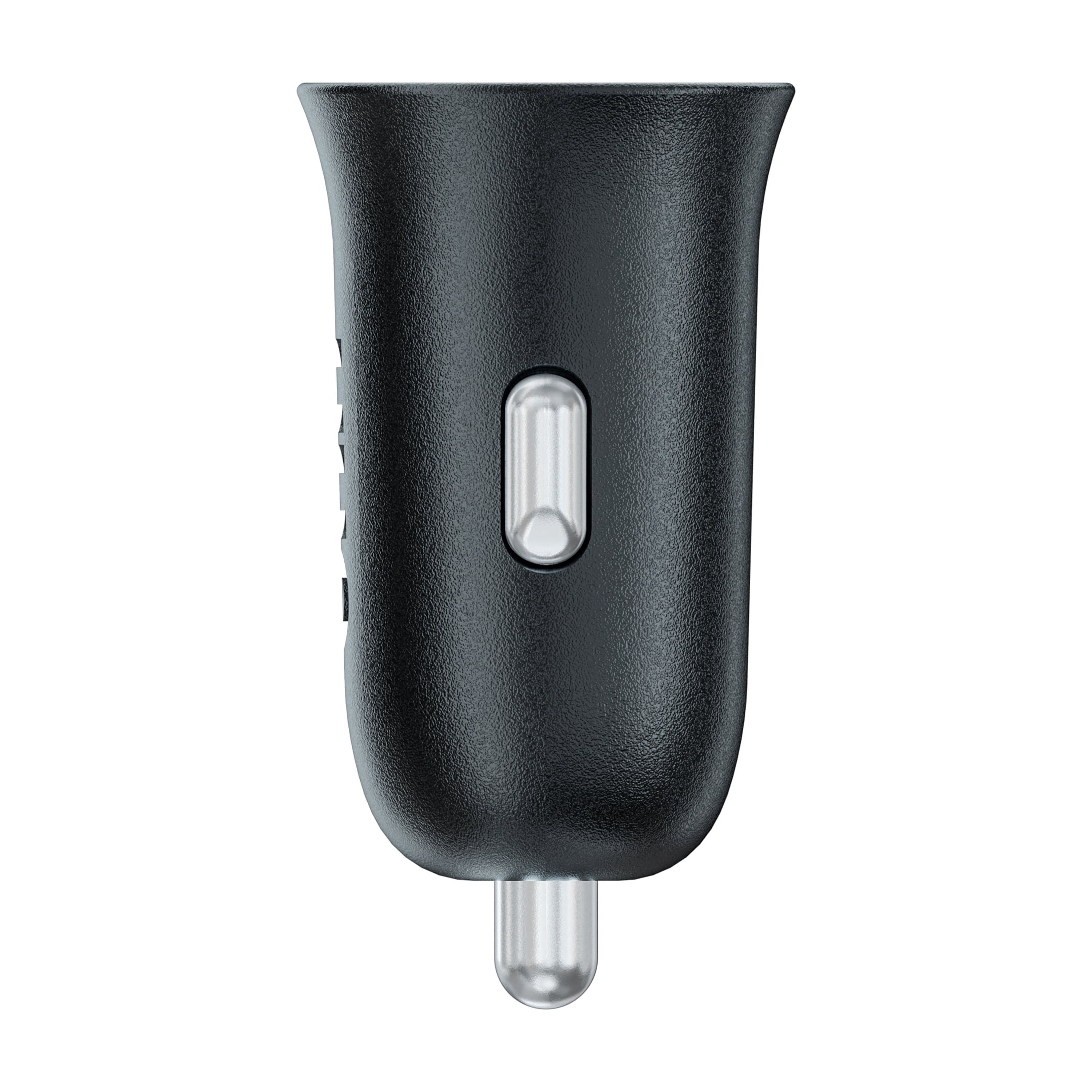 onn 12W USB-A Port Car Charger for Cigarette Lighter, Black