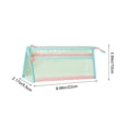 thumbnail image 3 of Zipper Pouches for Organizing,Mesh Zipper Pouch Bags,Mesh Nylon Storage Bag with Zipper,9IN Small Makeup Bag Toothbrush Toothpaste Cosmetic(Green), 3 of 6