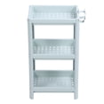 thumbnail image 2 of Adjustable Multifunctional Shelving Unit 3 Tier, Large Storage, Prevent Dropping, Convenient Access, Deep Baskets, Bathroom, Kitchen, Living Room, 2 of 7
