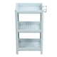 thumbnail image 1 of Estante de almacenamiento para el suelo del baño, estante abierto, estante de esquina independiente, estante de almacenamiento, azul nórdico, 3 niveles, 1 of 10