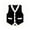 Black, variant on Mens Fluffy Xmas Santa Vest Flannel Sleeveless Warmy Vest Jackets Black XXL
