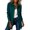 Green, variant on Women's Peter Pan Collar Blend Coat Soft Single Breasted Button Long Sleeve Jacket Relaxed Fit Dressy Casual Solid Color Fall Overcoat M