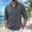 Grey, variant on Button Down Shirt for Men Casual Regular Fit Soft Shirts Solid Color Loose Collared Workwear Grey Size M