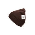 thumbnail image 2 of TopHeadwear Solid Color Long Beanie, Brown, 2 of 2