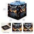 thumbnail image 3 of Owl Foldable Storage Cubes with Handle, 10.8"x10.5"x10.6", Large Capacity Storage Containers for Toy Box, 3 of 6