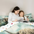 thumbnail image 5 of Castle Fairy Highland Cow Bedding Comforter Set 2pcs for Teens Boys Girls,Western Farmhouse Twin Comforter Sets Microfiber,Chic Floral Dandelion Breathable Bedding Set,Lightweight Room Decor, 5 of 8