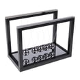 thumbnail image 1 of Esquirla Cradle Balance Ball Physics Science Fun Desk Toy Home Decor w/ Mirror Black, 1 of 8