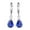 Blue, variant on Apmemiss Clearance Sales Ladies Fashion Colorful Diamond Water Drop Earrings Jewelry Closeouts Clearance