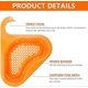thumbnail image 2 of 4Pcs Sink Strainer Basket Food Strainers, Triangle Drain Rack Sink Storage Holder Plastic Hanging Sink Filter, 2 of 5