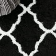 thumbnail image 6 of SAFAVIEH Tahoe Gerald Geometric Shag Area Rug, Black/White, 6'7" x 8'7", 6 of 8