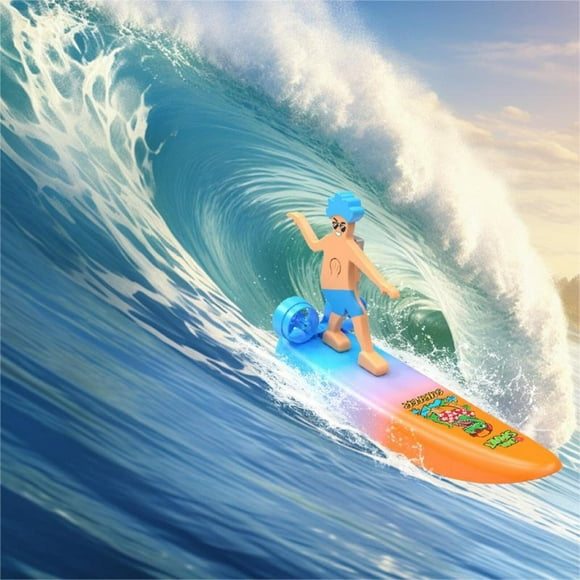 LPSSTORE Skateboard Drift Scooter Toy Water Boat Charging Water Boat Toys Remote Control Boat with Light Low Battery Alarm Remote Control Racing Boat,Children's Day Gifts