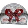 Personalized Golf Balls • 3 pack Custom Imprinted White Golf Balls and 20 Personalized Tees • in Christmas ribbon packaging