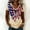 Beige, variant on MAIHAN 250 Years America Shirt Women American Flag Print Plus Size American Flag Shirts Crew Neck Short Sleeve Summer T-Shirt American Birthday Shirts Tops
