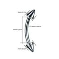 thumbnail image 3 of Fdelink Holiday Adorn Stainless Steel Conical Bend Rod Pointed Eyebrow Nail Lip Nail Sex Nail Piercing Ornament, 3 of 3