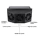 thumbnail image 2 of Ventilador de ventilación solar para coches - Ventilador solar de escape para circulación de aire, sistema de ventilación del vehículo, desodorizador automático y ventilador de refrigeración, 2 of 4