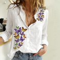 thumbnail image 1 of Cardigans pour Femmes Femmes Imprimé Coton Manches Longues Camisole Carrière Bloues Cardigans Hauts en Liquidation, 1 of 7