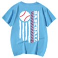 thumbnail image 5 of Hiijoy Big Girls Baseball Graphic Tshirt Loose Short Sleeve Casual Sports T-Shirt Tee, 5 of 6