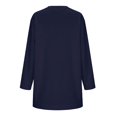 thumbnail image 4 of Jamsmile Women Sweatshirts Long Sleeve Pullovers Crewneck Winter Tops Pockets Oversized Pullover Long Sleeve Ladies Sweatshirt, 4 of 5