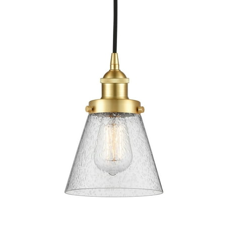 

Innovations Lighting 616-1Ph-10-6 Cone Pendant Cone 6 Wide Mini Pendant - Satin Gold /