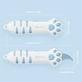 thumbnail image 6 of Meowkit Blue Cat Paw Utility Knife, Retractable Box Cutter for Crafts, Gift-Worthy Stationery Tool, 6 of 9